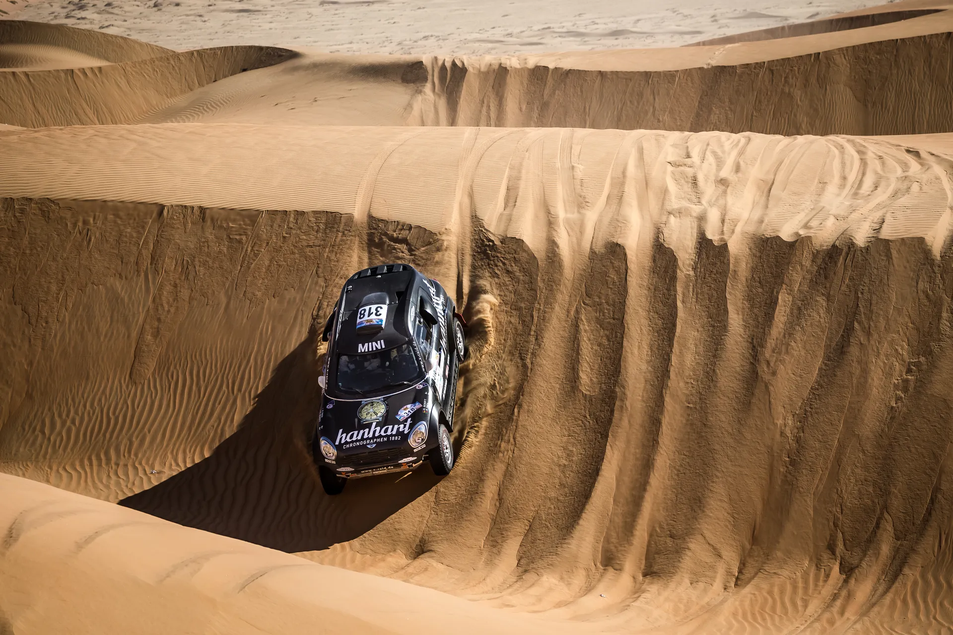Mini de Stephan Schott e Paulo Fiúza no Abu Dhabi Desert Challenge de 2018