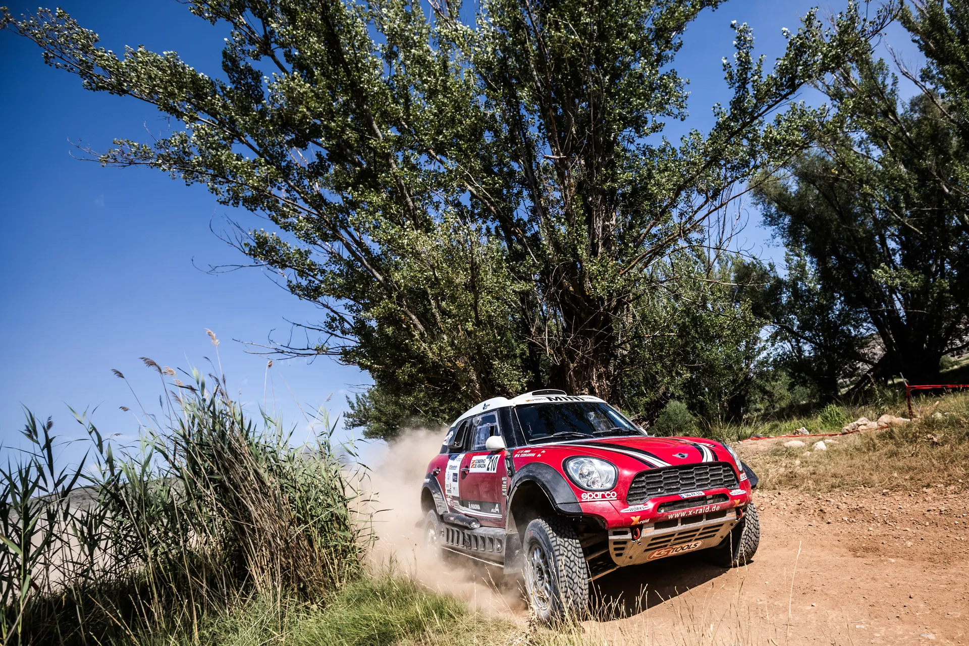 Mini de Orlando Terranova e Paulo Fiúza na Baja Aragón de 2017