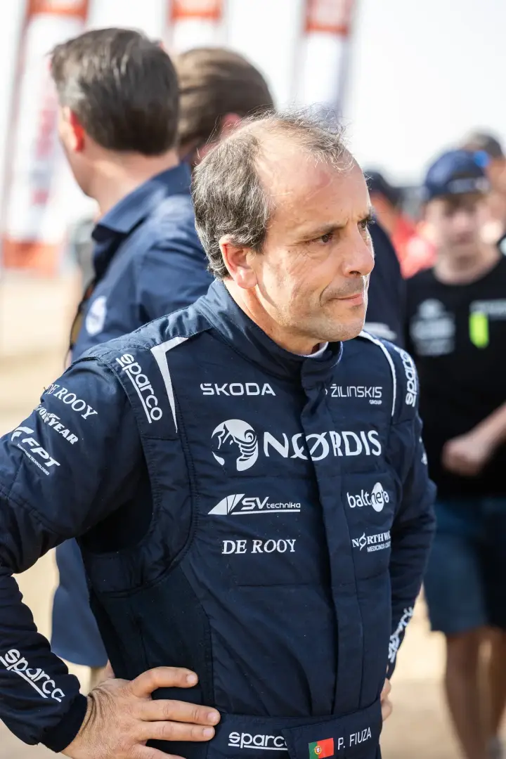Dakar Rally 2026: Paulo Fiuza thoughtful portrait at finish area